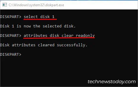 attributes-disk-clear-readonly