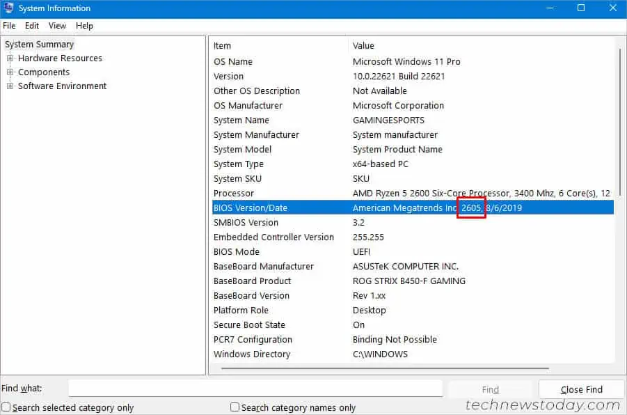 How to Check BIOS Version on ASUS? 5 Proven Ways 12 bios-version-in-system-information