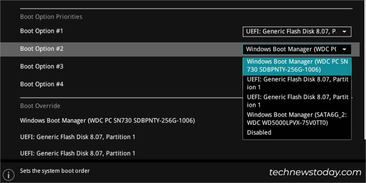 boot option 2 asus advanced mode