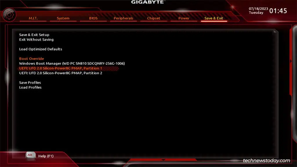 boot-override-gigabyte