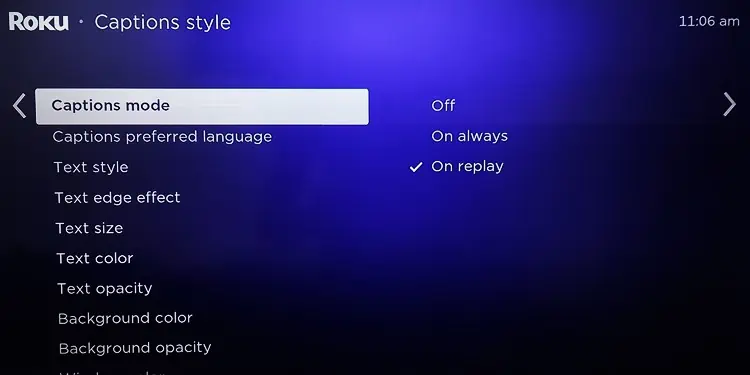 How to Get Rid of Closed Caption on TV 25 captions-mode-option