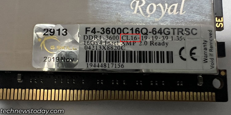What Is RAM Frequency And How It Effects System Performance 6 cas latency on RAM