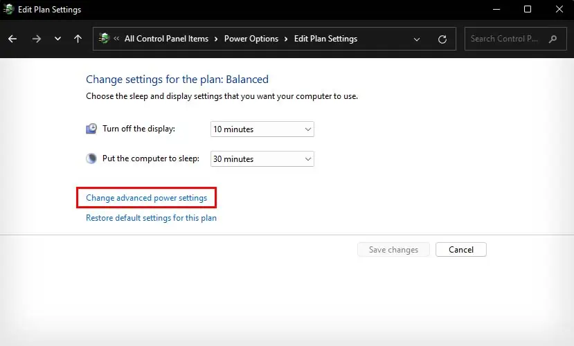 PC Keeps Turning on From Sleep—5 Ways to Fix It 16 change-advanced-power-settings