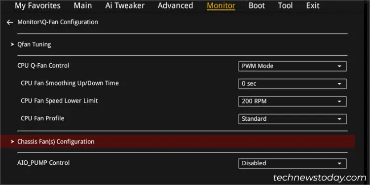 ASUS Fan Control: Expert's Guide for Efficient Cooling 26 chassis-fan-configuration
