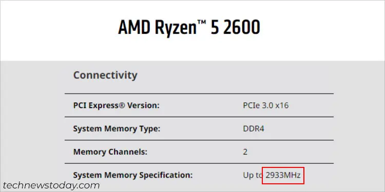 checking-memory-specification-of-processor