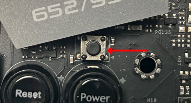 cmos clear button in asrock motherboard