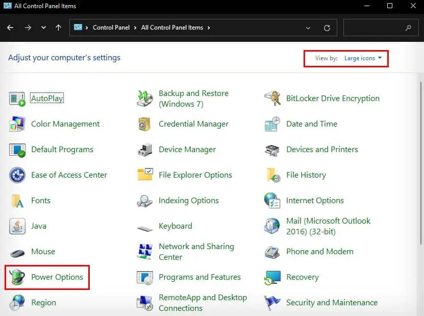 PC Keeps Turning on From Sleep—5 Ways to Fix It 14 control-panel-power-options-1