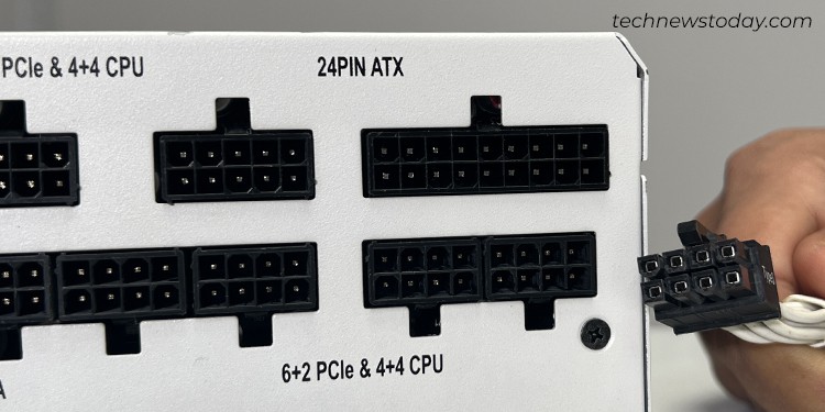 cpu connector on psu side