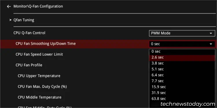 ASUS Fan Control: Expert's Guide for Efficient Cooling 21 cpu-fan-smoothing-time-asus