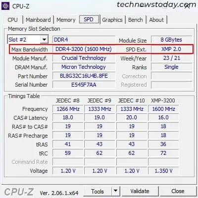How to Enable XMP on ASRock Motherboard BIOS 13 cpu-z-max-bandwidth-spd-ext