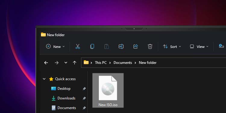 create an iso image