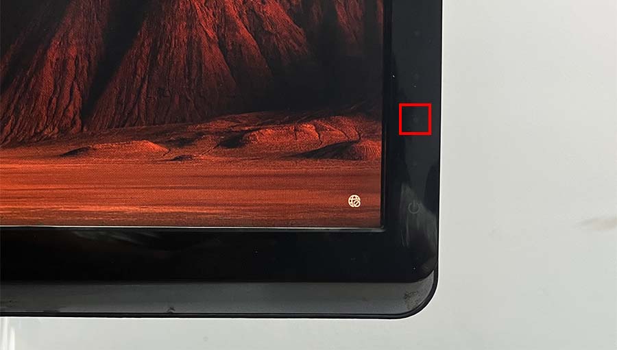 dell monitor menu button
