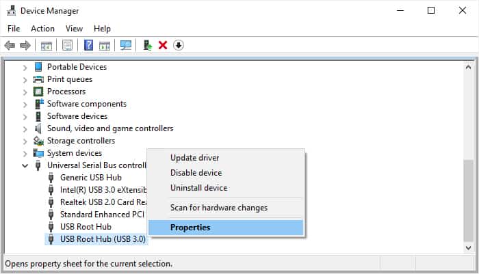 device-manager-usb-hub-properties