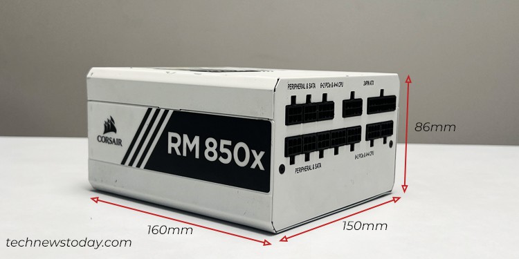 ATX vs SFX Power Supplies: Finding Your Perfect Fit 1 dimensions-of-atx-psu