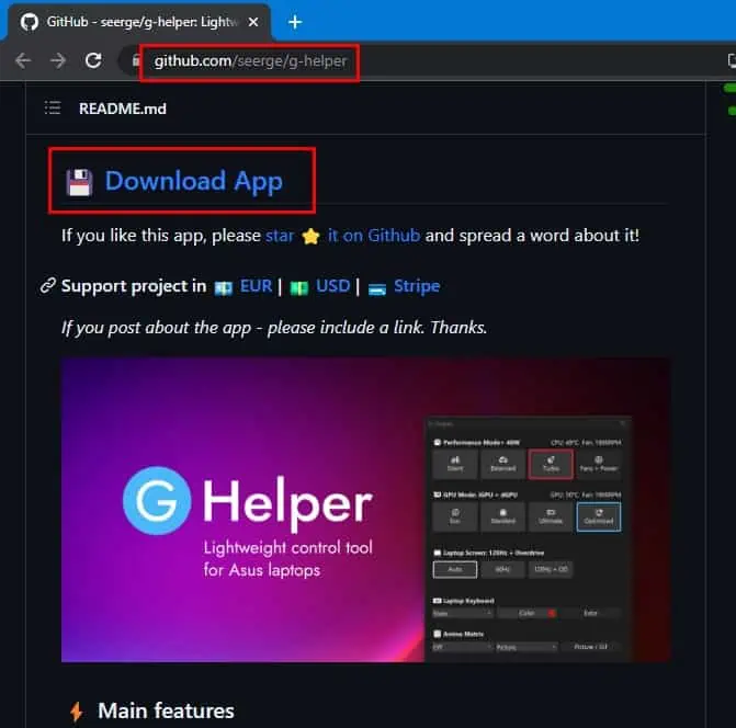 download-ghelper-asus
