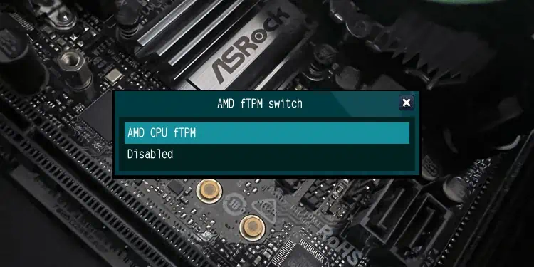 How To Enable TPM On ASRock Motherboard