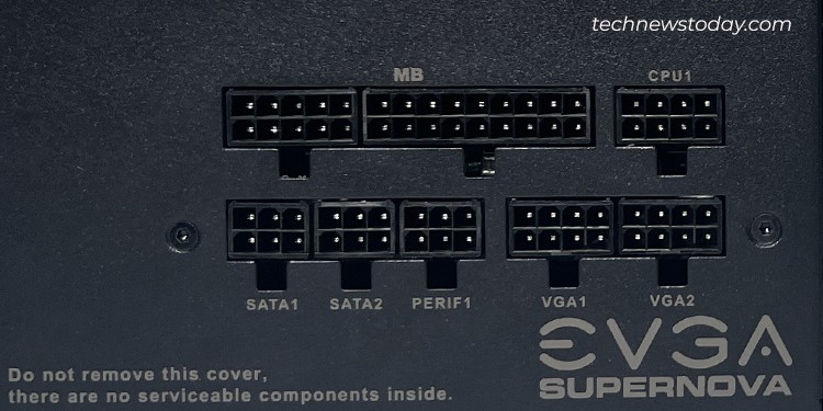 Understanding Power Supply Connectors: All Types Explained 15 evga supernova vga and cpu port different