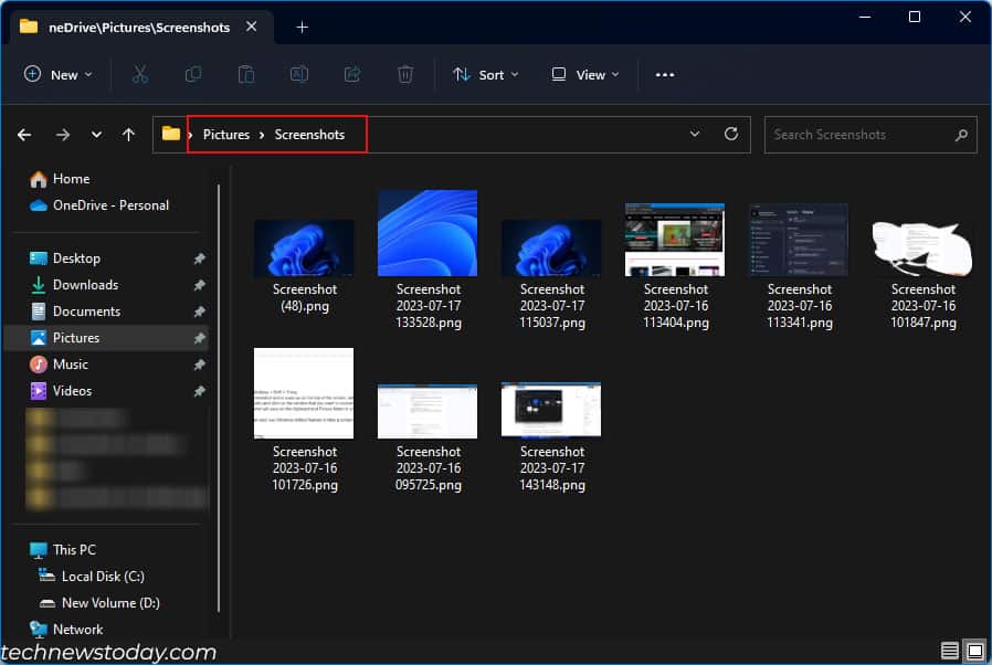 file save location screenshot
