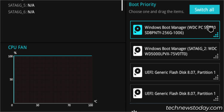 first priority asus ez mode