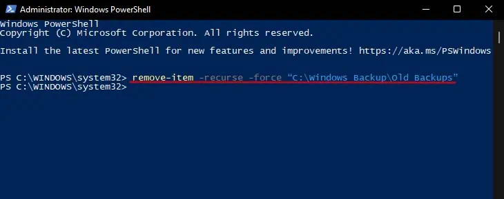 force-delete-folder-using-powershell