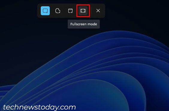 full screenshot on toshiba laptop