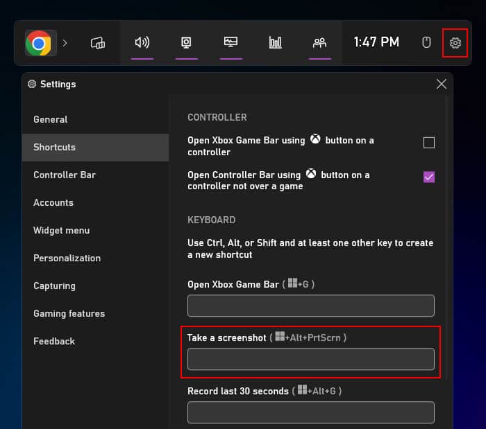 gamebar-settings-shortcuts-take-a-screenshot