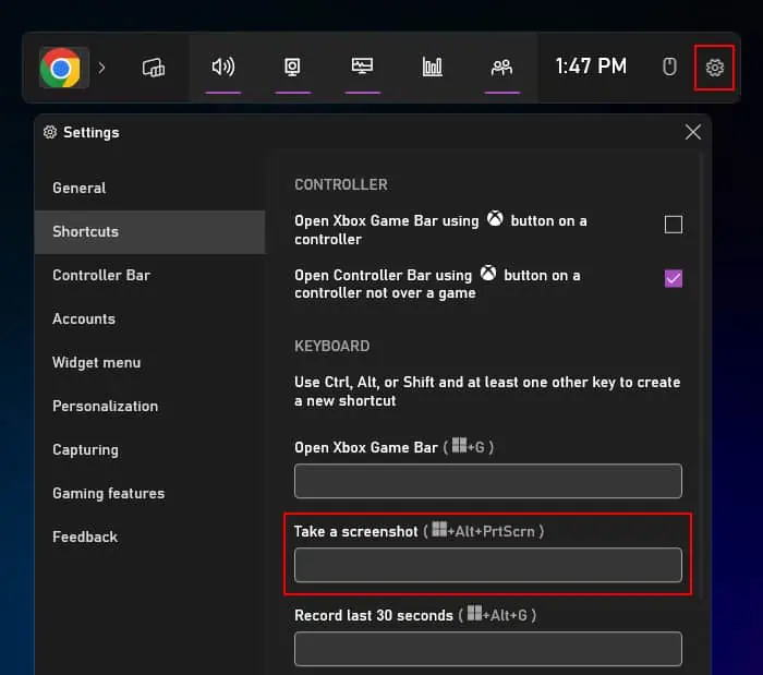 gamebar-settings-shortcuts-take-a-screenshot