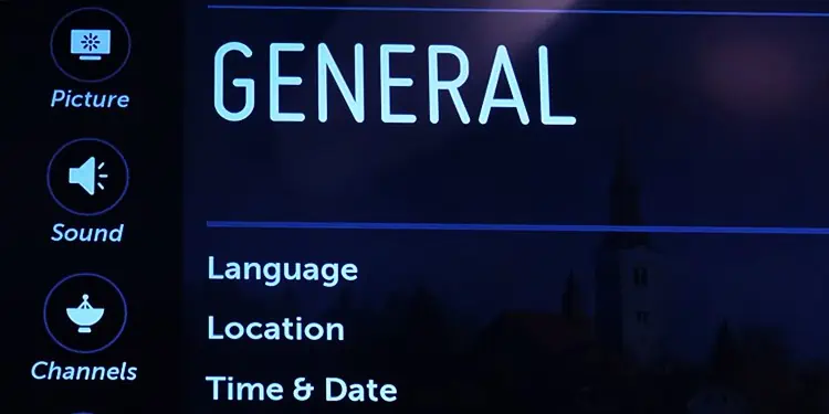 general-settings-of-lg-tv