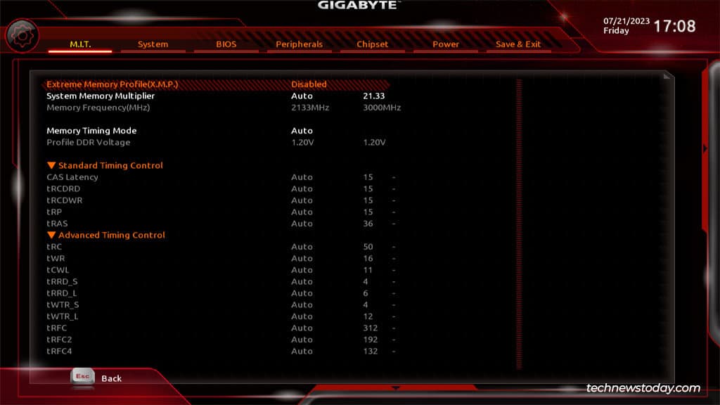 How To Enable XMP In Gigabyte BIOS 5 gigabyte extreme memory profile