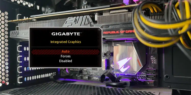 How To Enable Integrated Graphics On Gigabyte