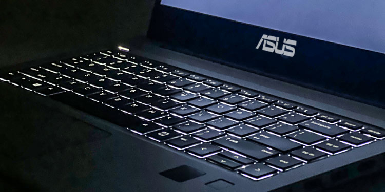 how to turn on keyboard light on asus laptop