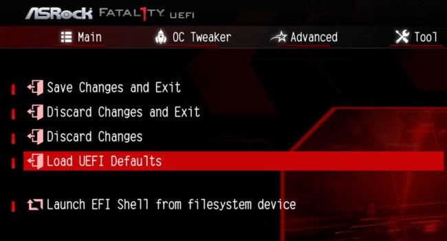 how to reset bios settings to default asrock