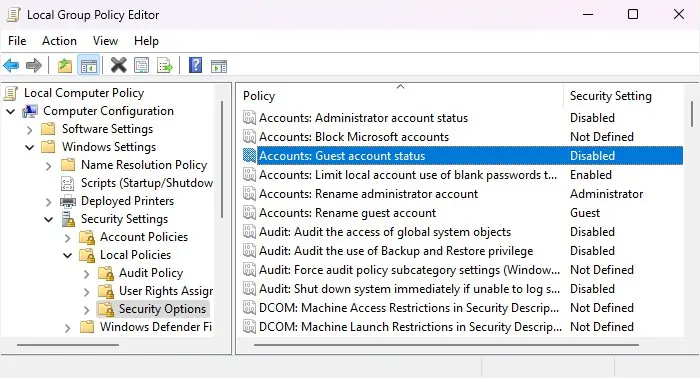 local-group-policy-editor-computer-configuration-windows-settings-security-settings-local-policies-security-options-accounts-guest-account-status