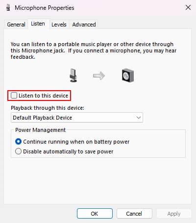 microphone-properties-listen-uncheck-listen-to-this-device-ok