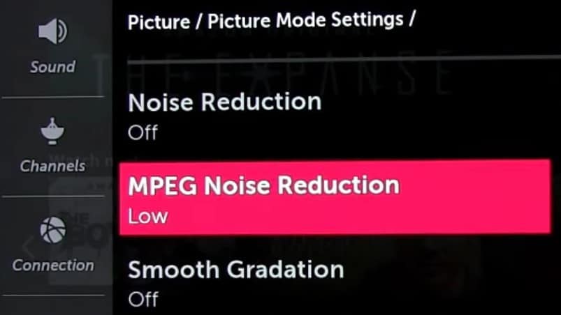 mpeg nr in lg tv