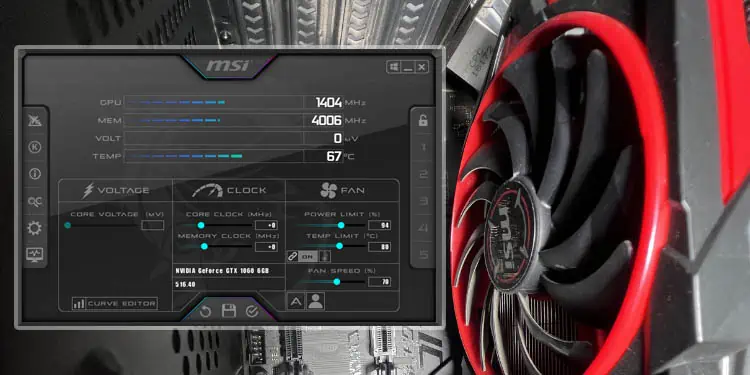 How to Control GPU Fan Speed Using MSI Afterburner