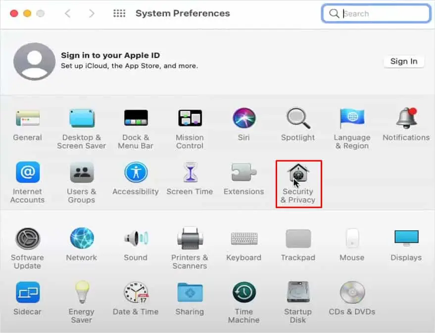 open-privacy-and-security-system-preference