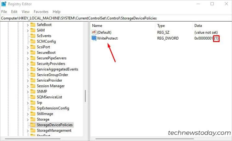 open-writeprotect-dword-value