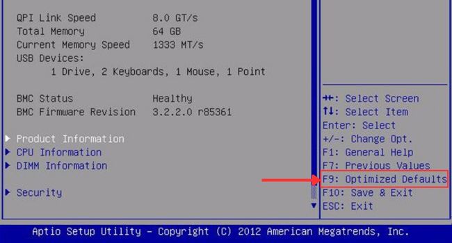 optimized defaults asus legacy bios