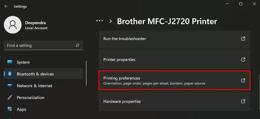 Why is My Printer Printing Lines? 5 Ways to Fix It 20 printing-preference-of-brother-printer-in-settings