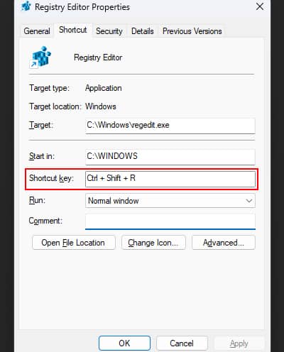 registry-editor-shortcut-properties-shortcut-key