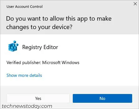 registry-editor-yes-to-provide-admin-access