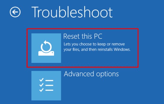 reset this pc factory reset hp laptop