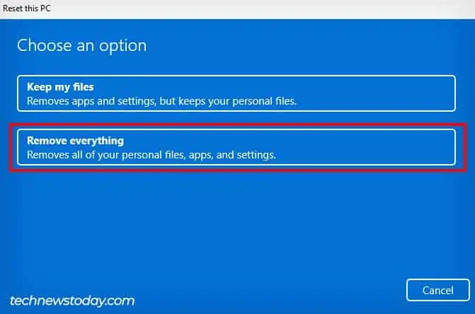 17 Expert Tips to Make Windows 11 Faster 23 reset-this-pc-remove-everything