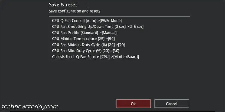 ASUS Fan Control: Expert's Guide for Efficient Cooling 25 save-and-reset-manual-cpu-fan-settings