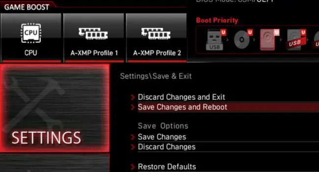 How to Control Fan Speed on MSI? Detailed Guide 19 save-changes-and-reboot