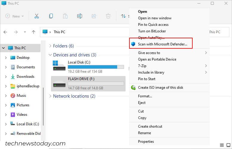 scan with microsoft defender