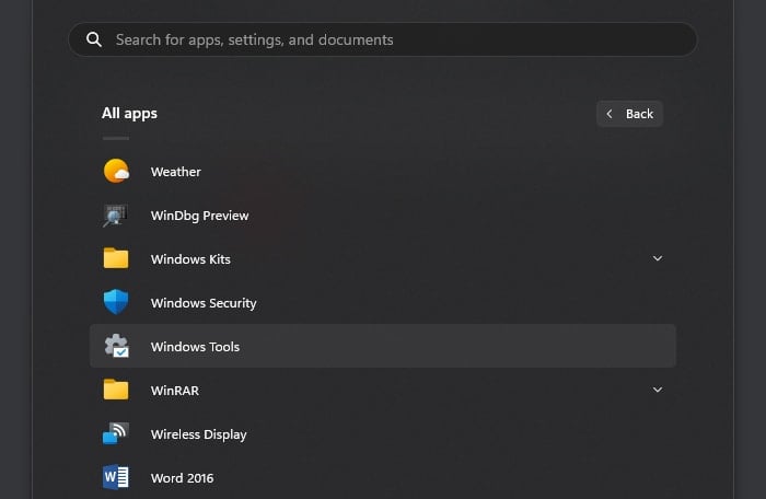 search-bar-windows-tools