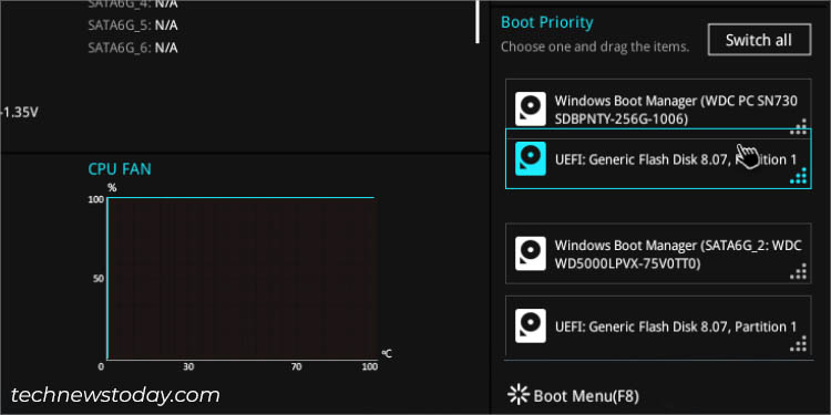 second priority asus ez mode