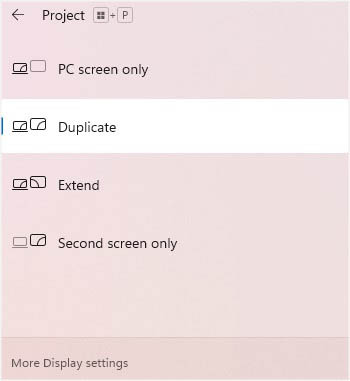 set duplicate from project settings